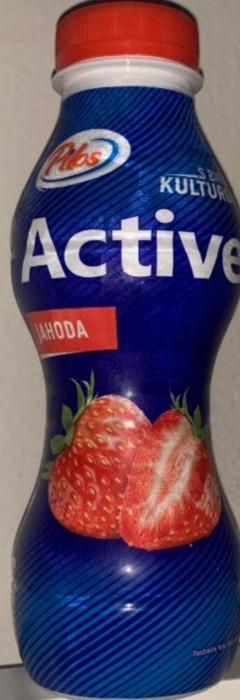 Фото - Active yogurt jahoda Pilos