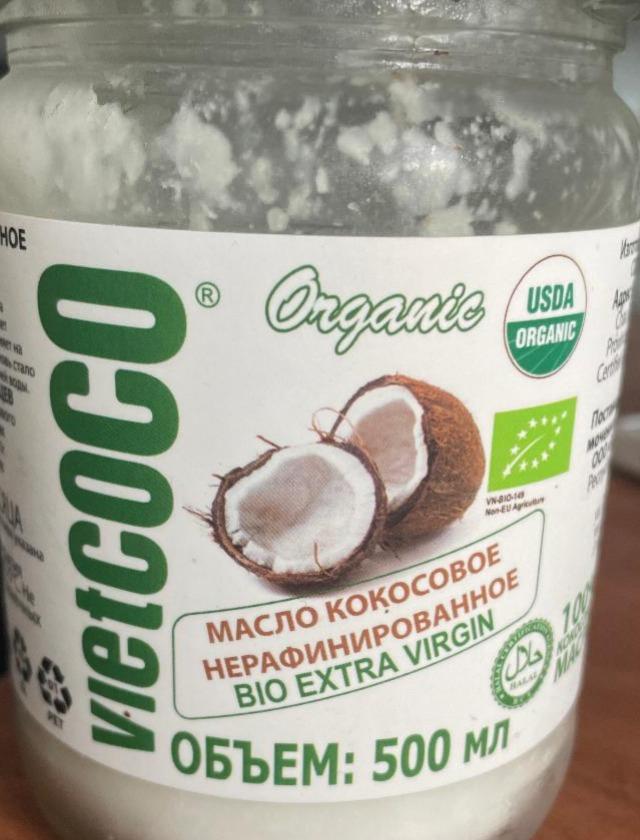 Фото - Масло кокосовое нерафинированное vietcoco Organic