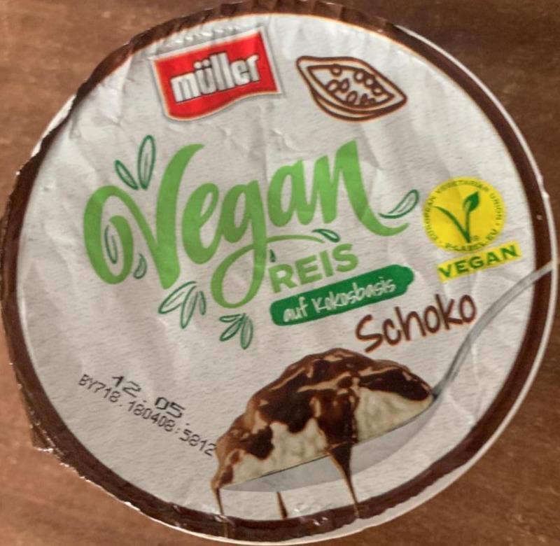 Фото - Vegan Reis auf Kokosbasis Schoko Müller