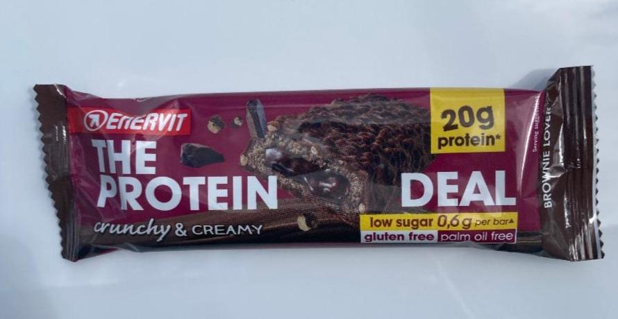 Фото - Protein bar with brownie lover Enervit