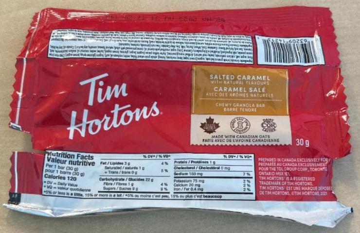 Фото - Salty caramel Tim Hortons