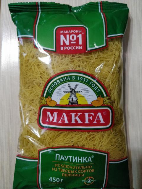 Макфа макароны паутинка фото