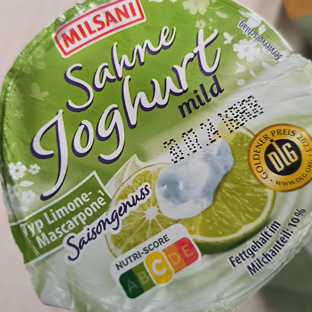 Фото - Sahne joghurt limone-mascarpone Milsani