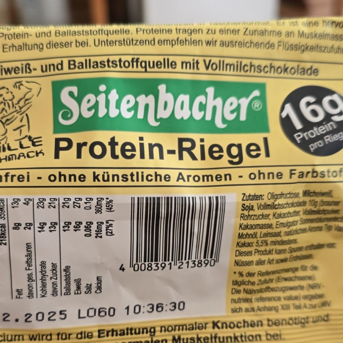 Фото - Protein-Riegel 16g Protein Seitenbacher