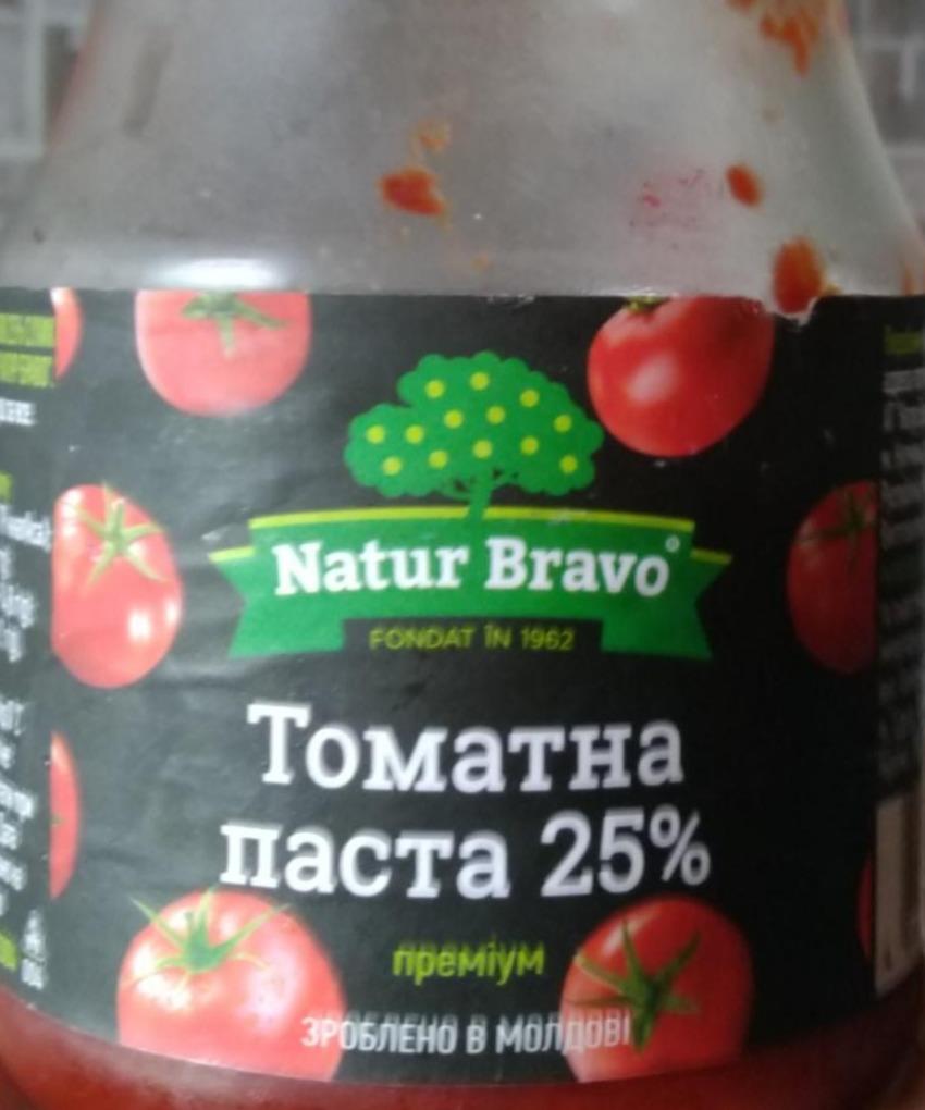 Фото - Томатная паста 25% Natur Bravo