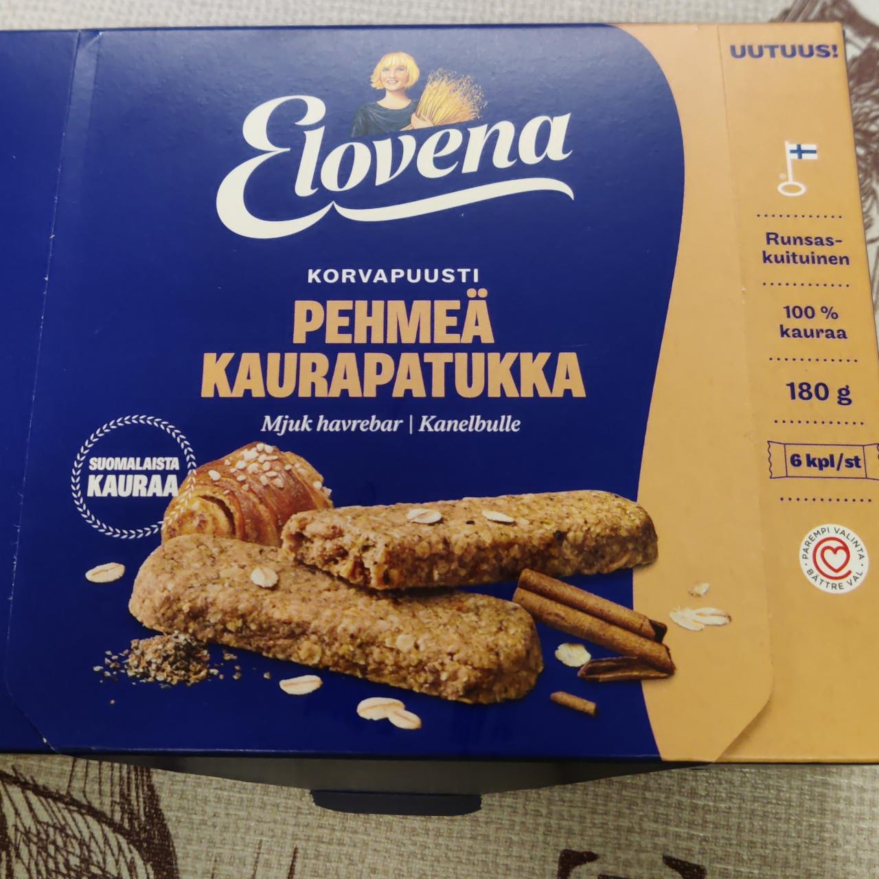 Фото - Pehmeä Kaurapatukka Korvapuusti Elovena