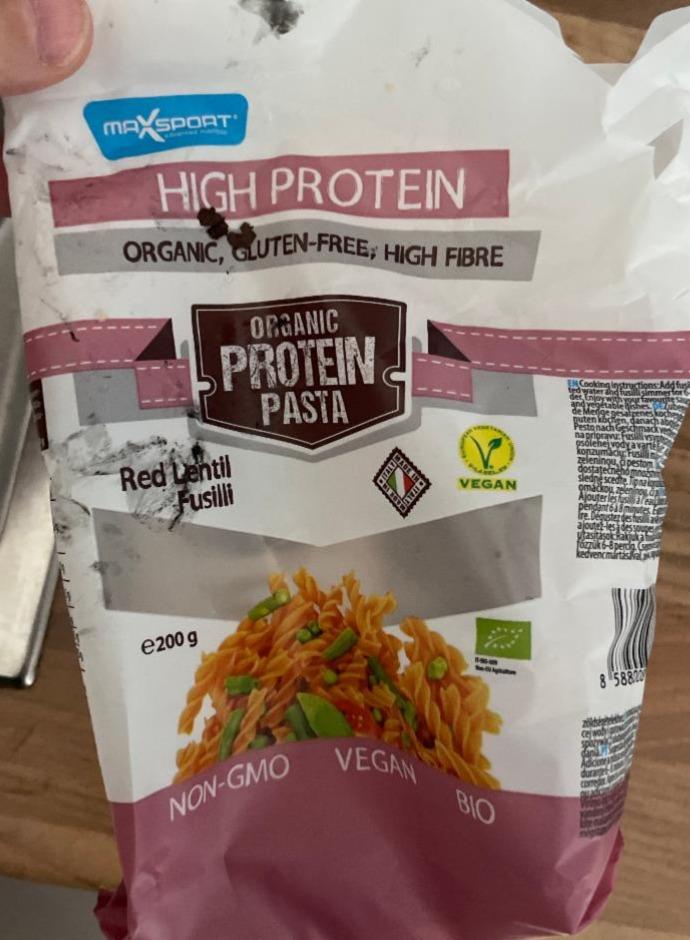 Фото - Organic Protein pasta Red Lentil Fusilli MaxSport