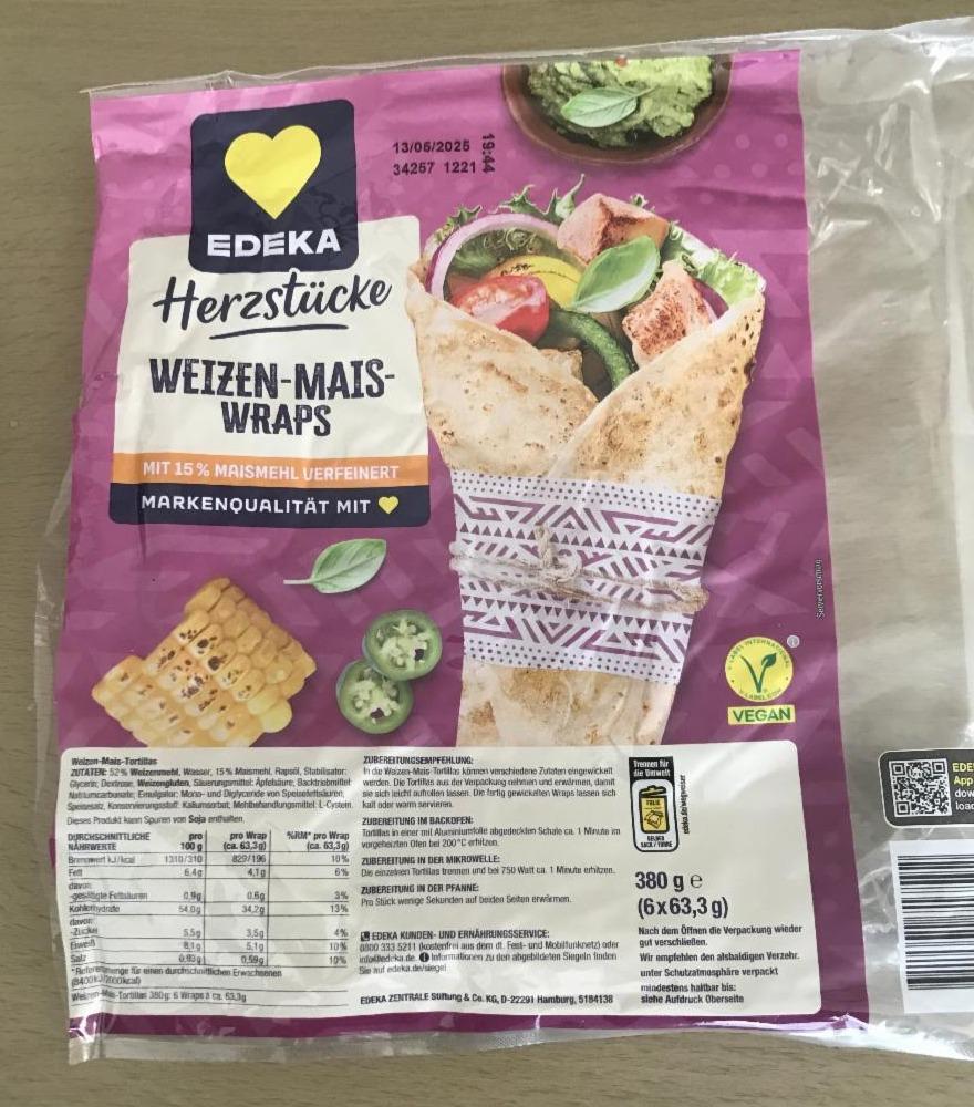 Фото - Weizen-Mais-Wraps markenQualität mit Edeka