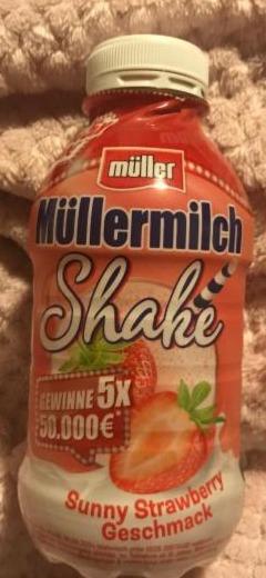 Фото - Shake Sunny strawberry geschmack Müllermilch Müller