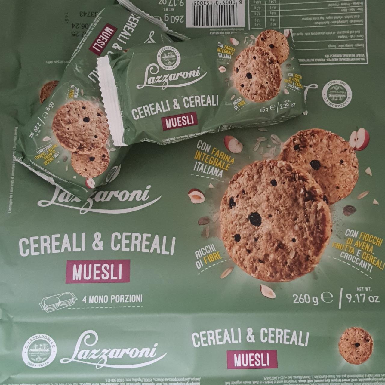 Фото - Cereali & cereali muesli Lazzaroni