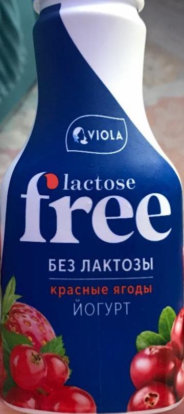 Фото - Lactose free йогурт без лактозы с красными ягодами Viola