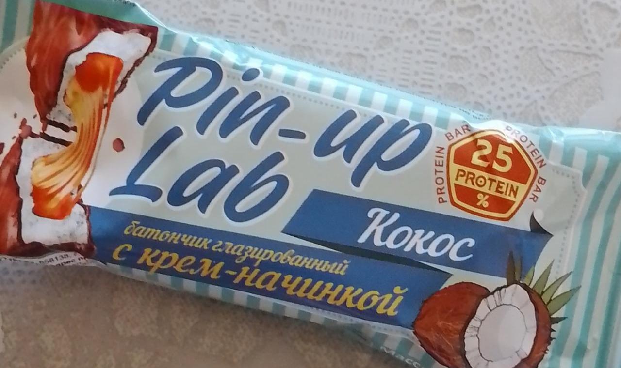 Фото - Батончик глазированный с крем-начинкой кокос Pin-up Lab