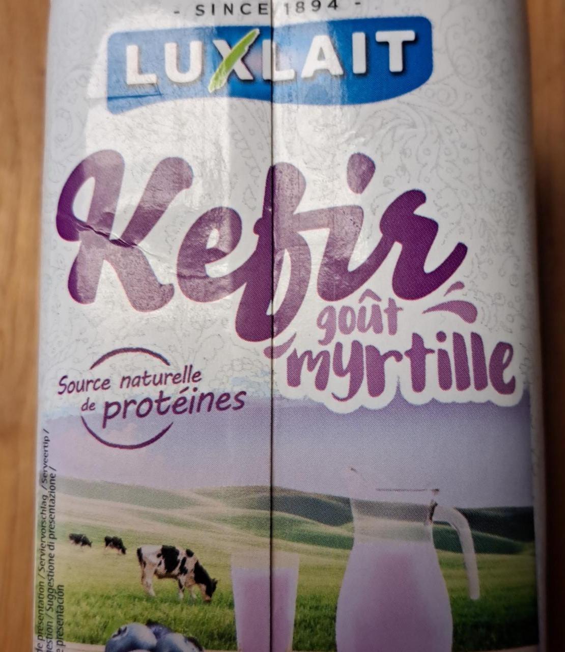 Фото - Kefir goût myrtille Luxlait