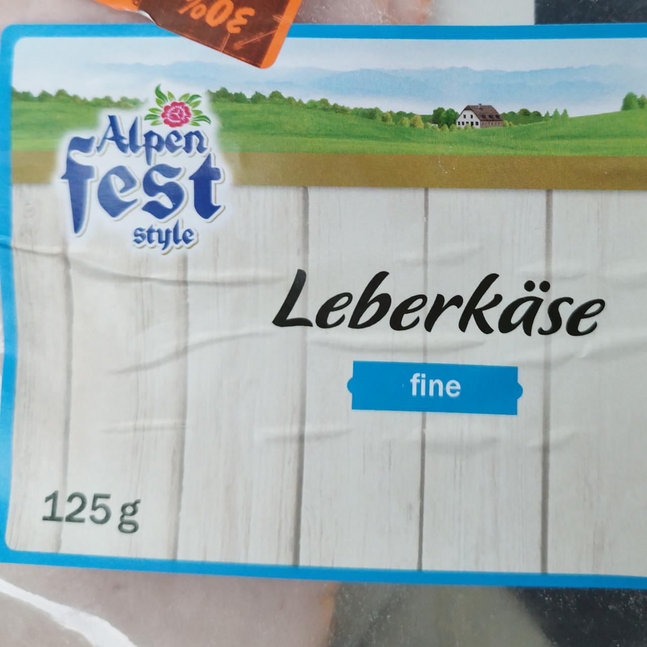 Фото - Leberkase Alpen fest style