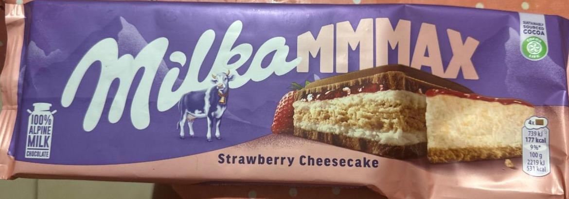 Фото - Max strawberry cheesecake Milka