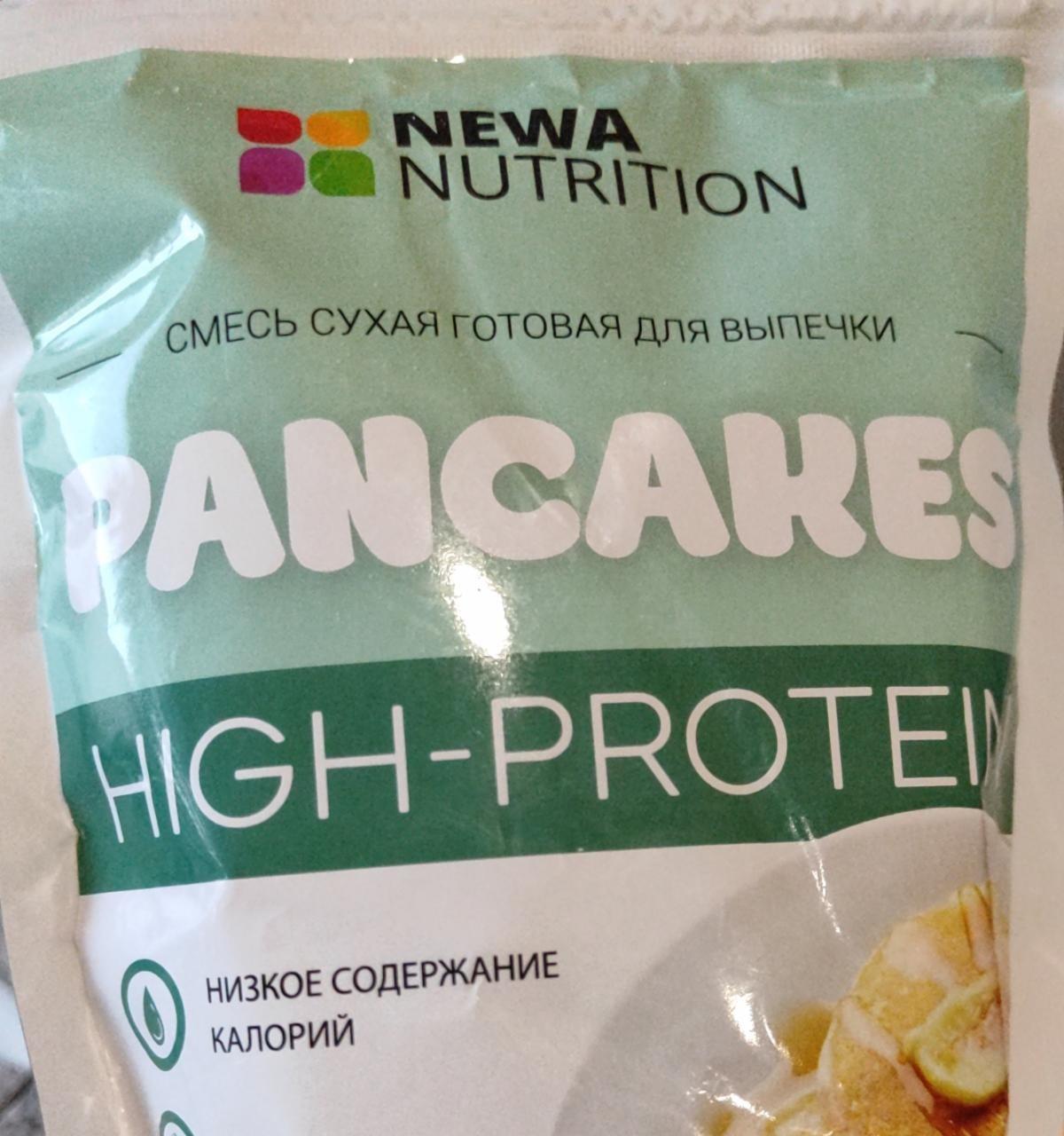 Фото - Смесь сухая готовая pancakes high-protein Newa Nutrition