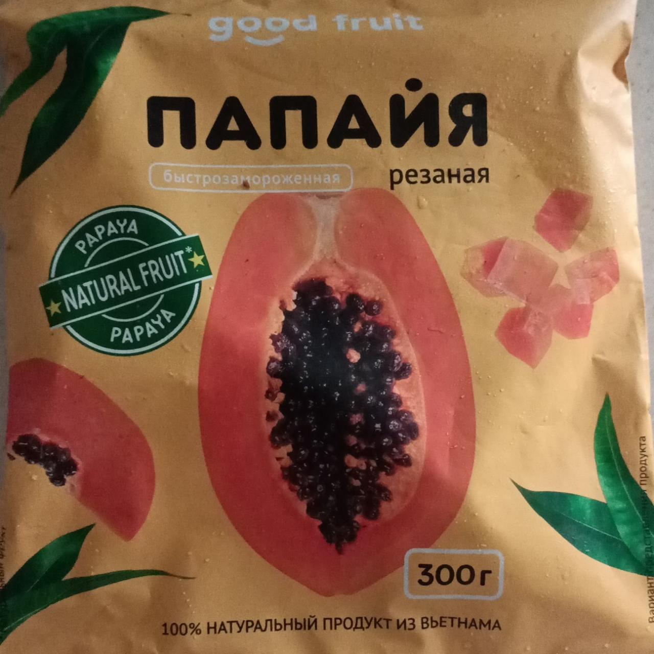 Фото - Папайя резаная Фрукты быстрозамороженные Good fruit