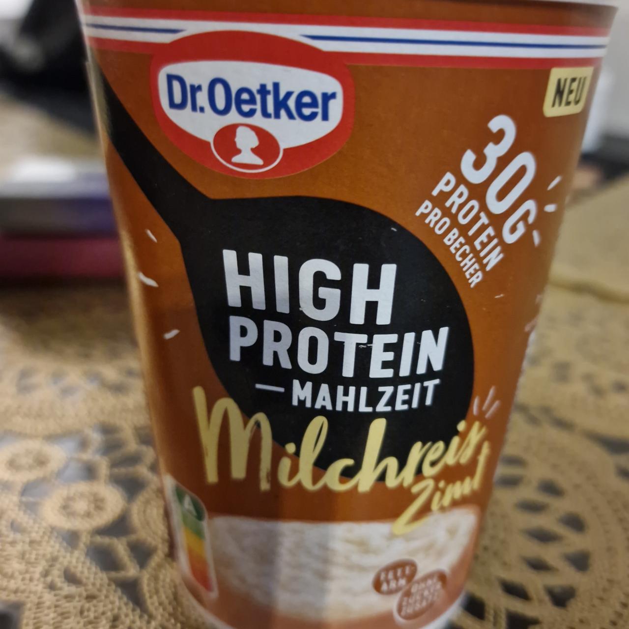 Фото - High Protein mahlzeit milchreis zimt Dr.Oetker