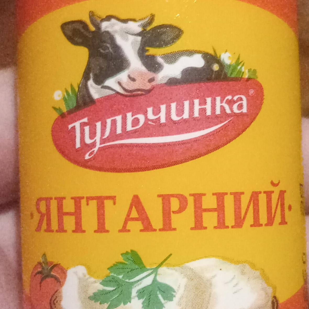 Фото - Продукт сырный 48% молокосодержащий плавленый пастообразный Янтарный Тульчинка