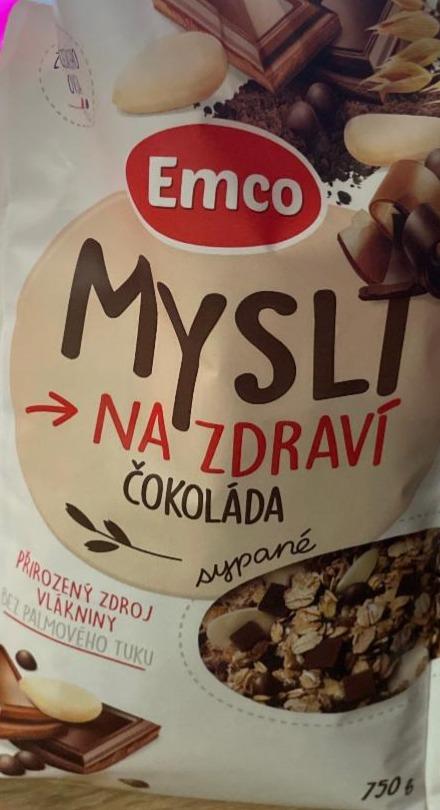 Фото - Mysli na zdraví čokoláda sypané Emco