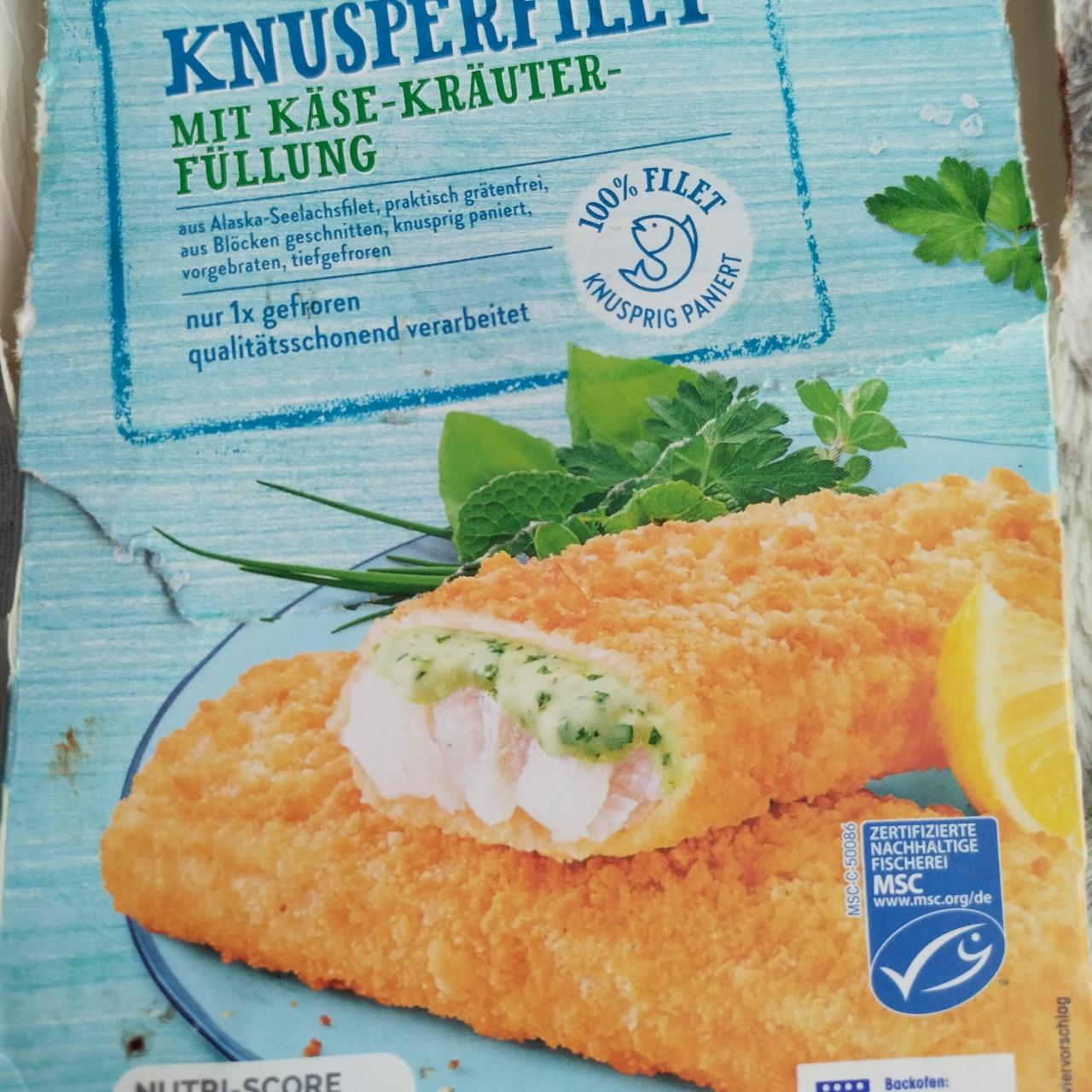 Фото - Knusperfilet käse kräuter füllung Ja!