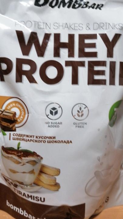 Фото - Whey Protein протеиновый коктейль тирамису Bombbar