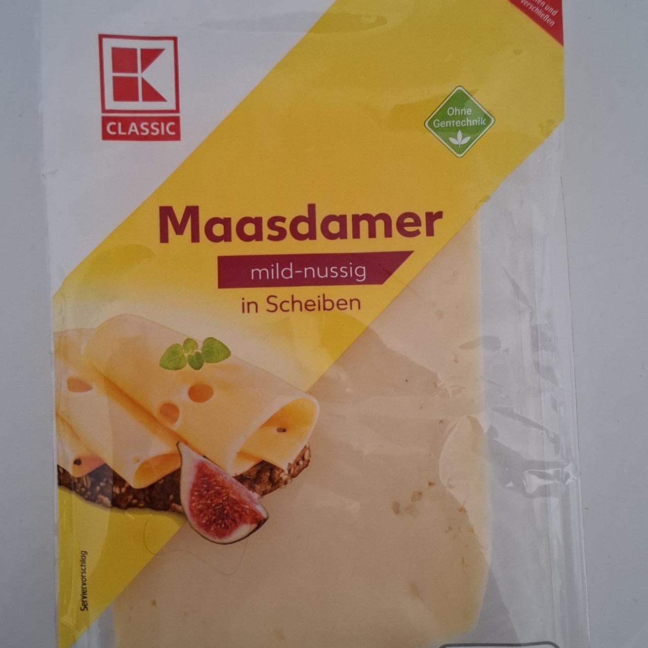 Фото - Maasdamer mild-nussig in scheiben K-Classic