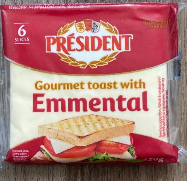 Фото - Gourmet toast with Emmental Président