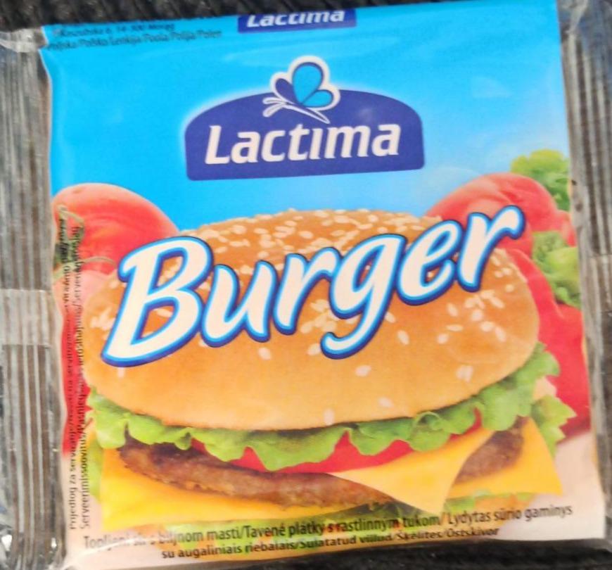 Фото - Burger сыр Lactima