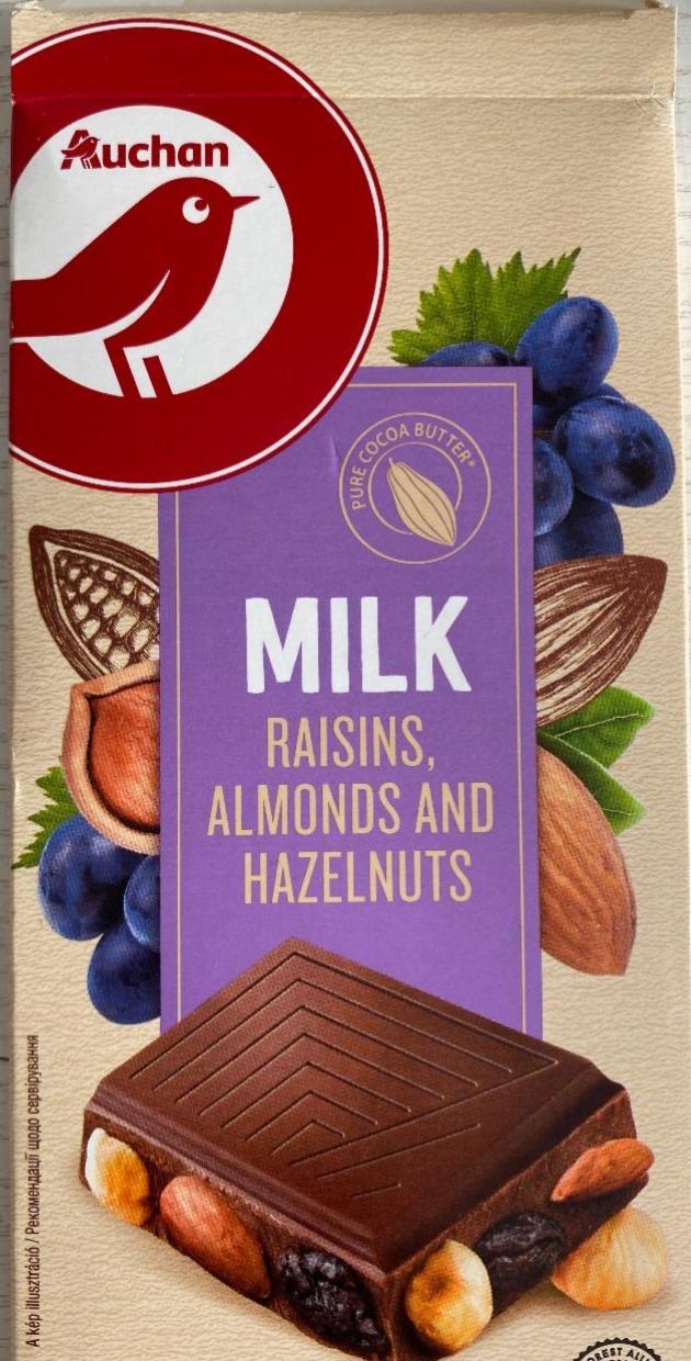 Фото - Milk raisins, almonds and hazelnuts Auchan