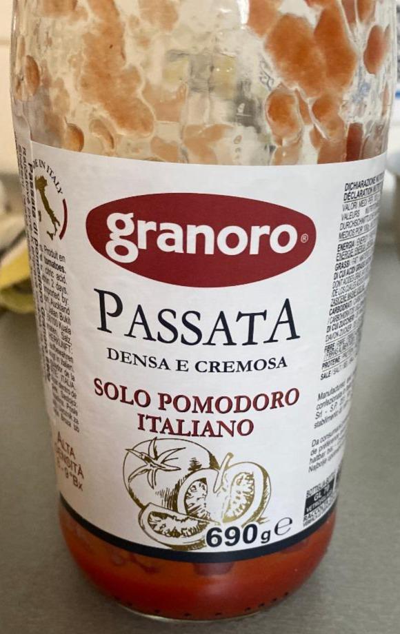 Фото - Passata solo pomodoro italiano Granoro