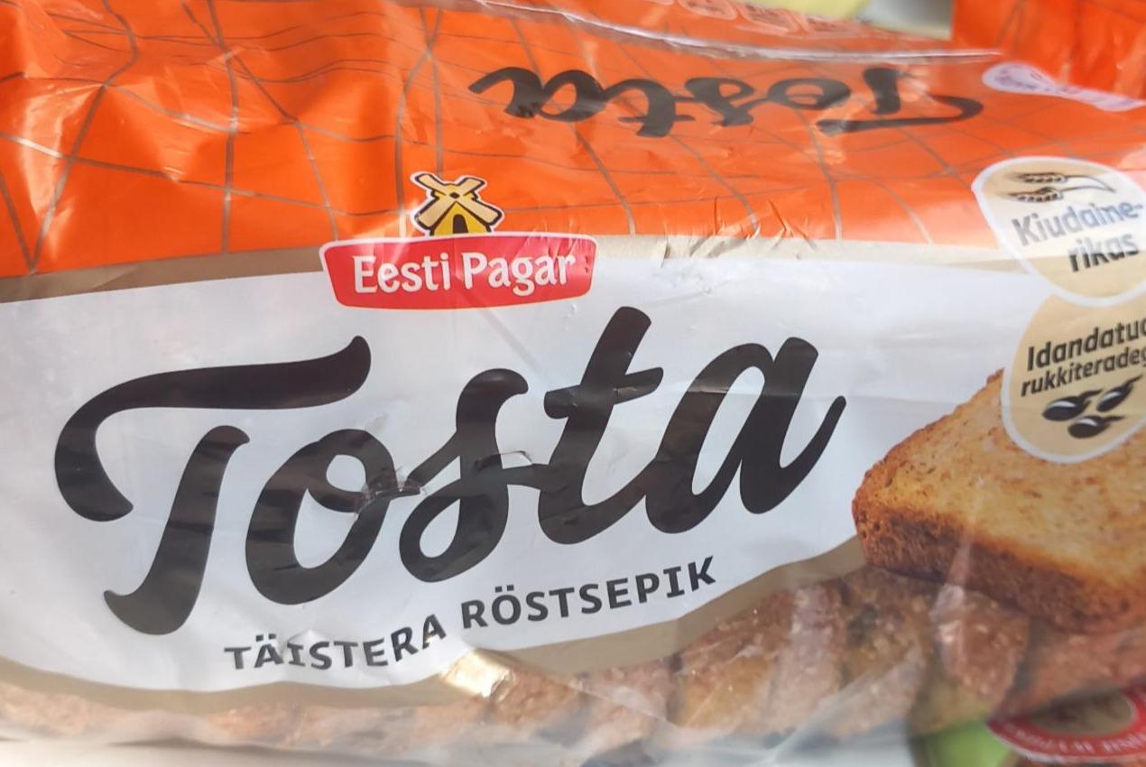 Фото - Tosta täistera röstsepik Eesti Pagar