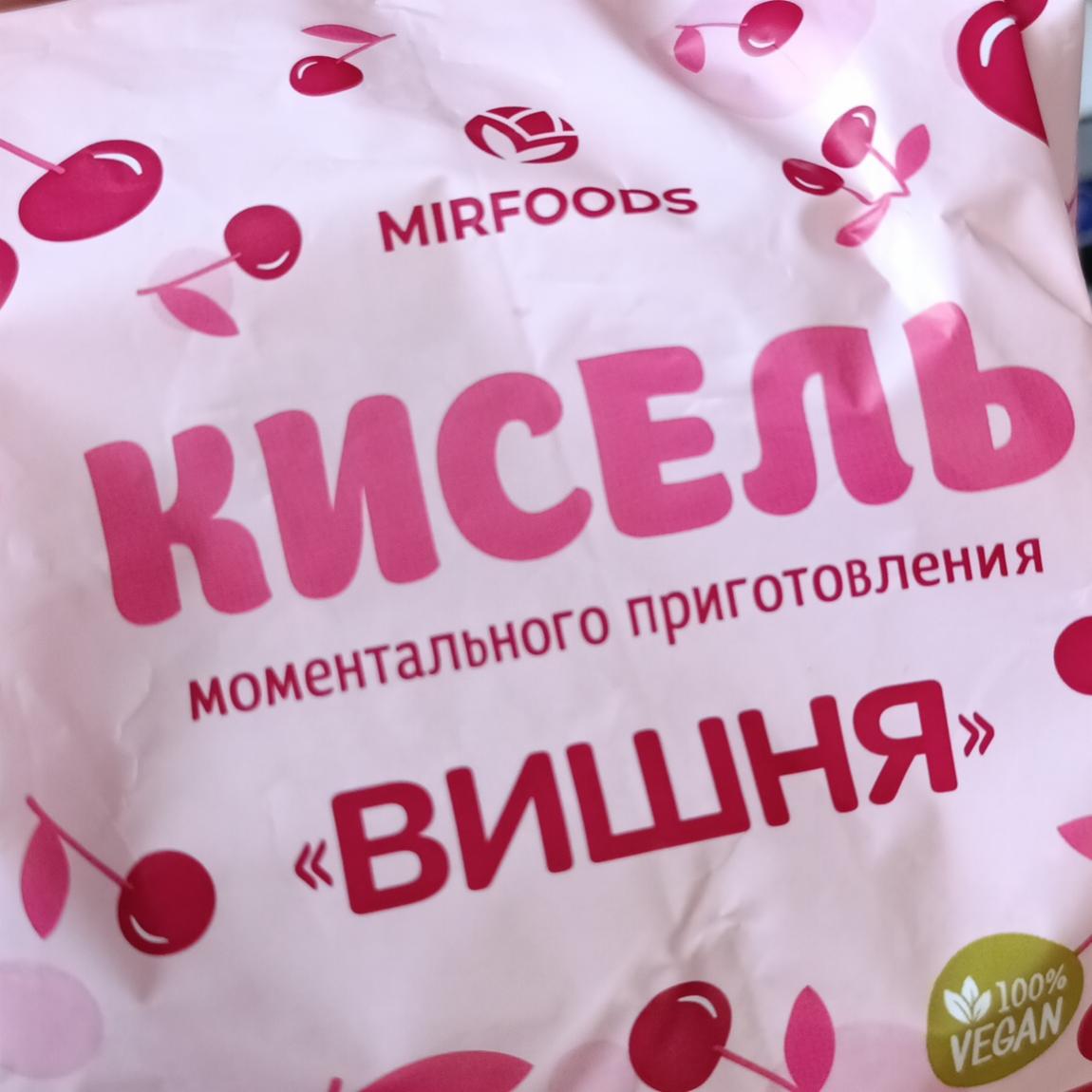 Фото - Кисель вишня м Mirfoods