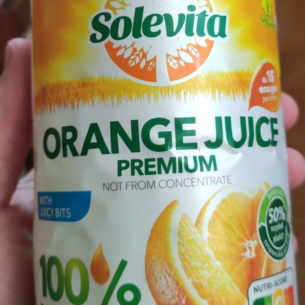 Фото - Orange juice premium Solevita