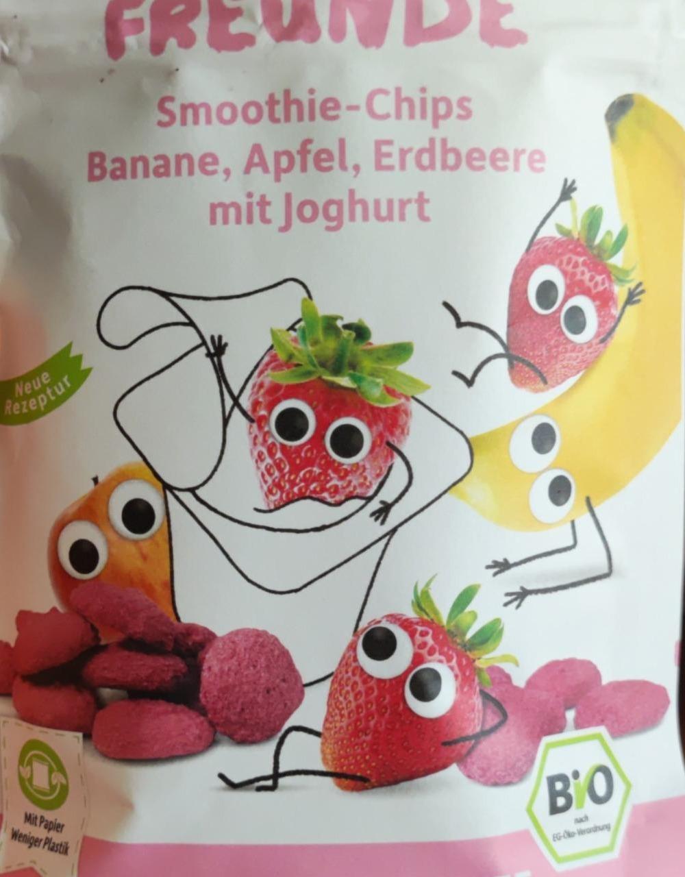 Фото - Smoothie-chips banana apfel erdbeere mit joghurt Freche Freunde