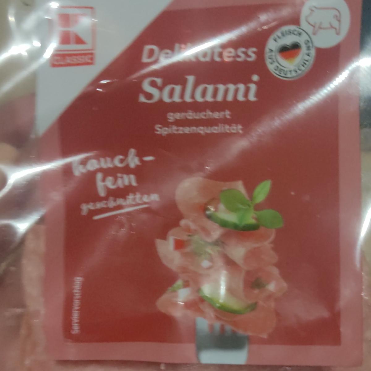 Фото - Delikatess salami kaufkand K-Classic