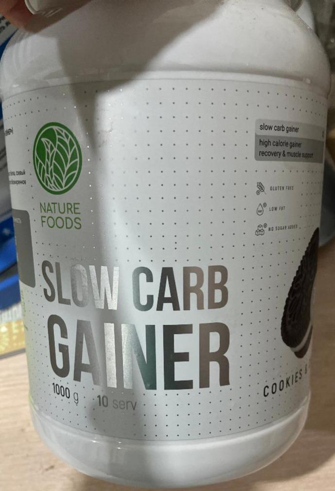 Фото - Slow carb gainer Nature foods