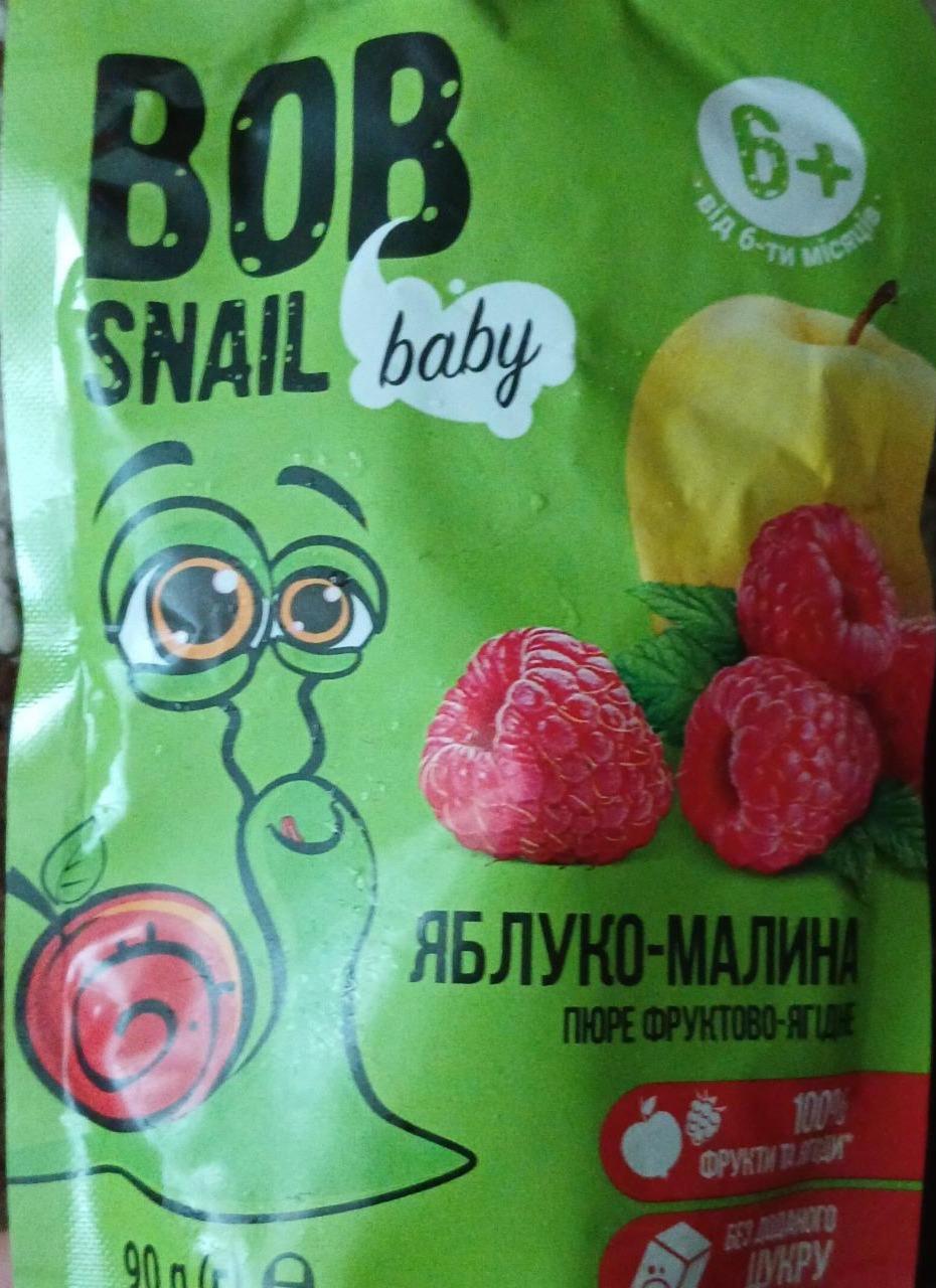 Фото - Пюре для детей Яблоко-малина Baby Bob Snail