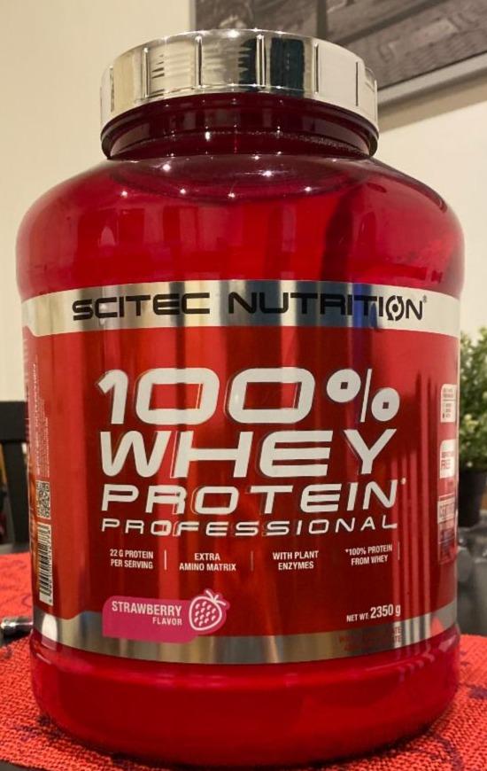 Фото - Протеин Whey клубничный 100% Scitec Nutrition