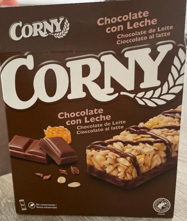 Фото - Barrita de cereales con chocolate con leche Corny