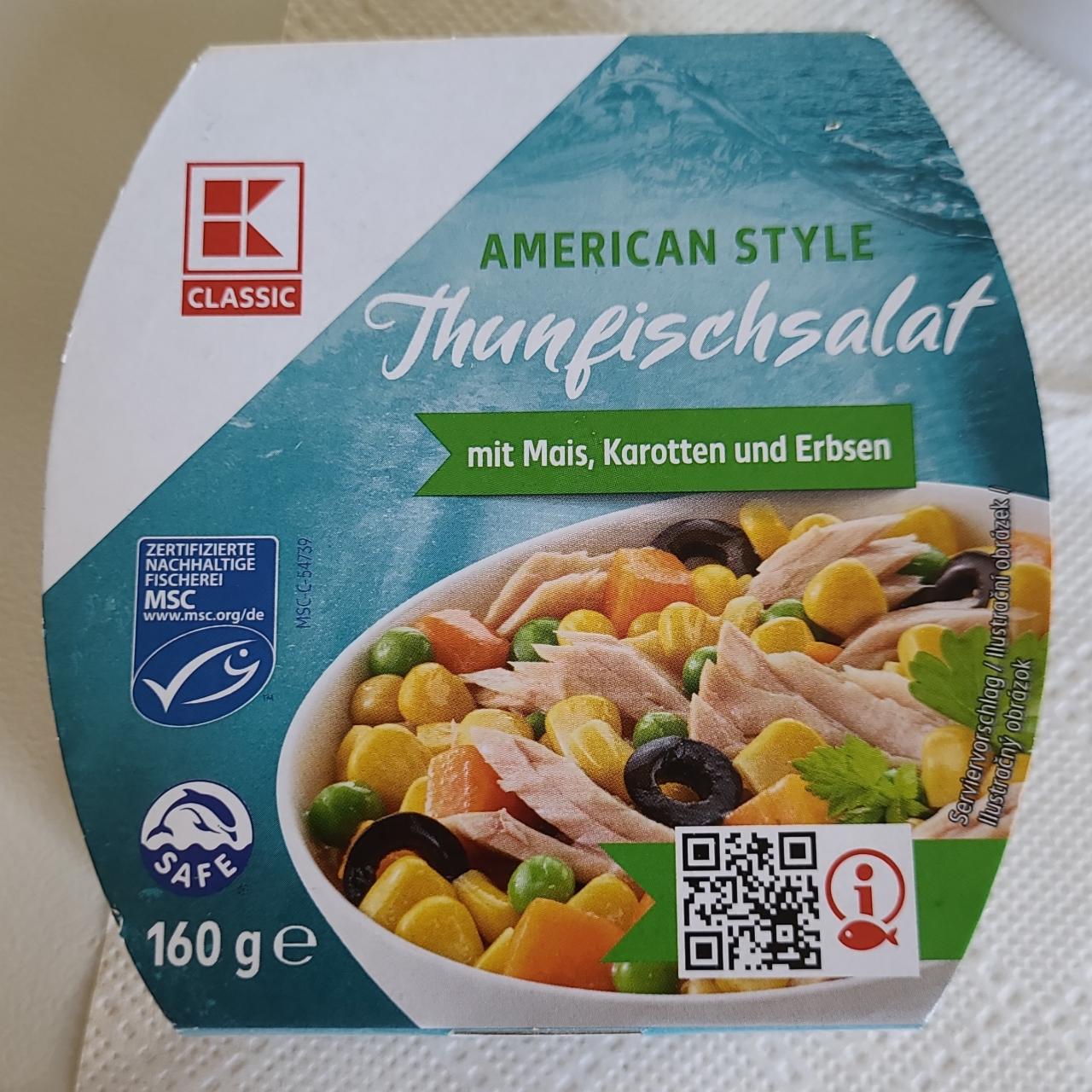 Фото - Thunfischsalat american style mit mais, karotten und erbsen K-Classic