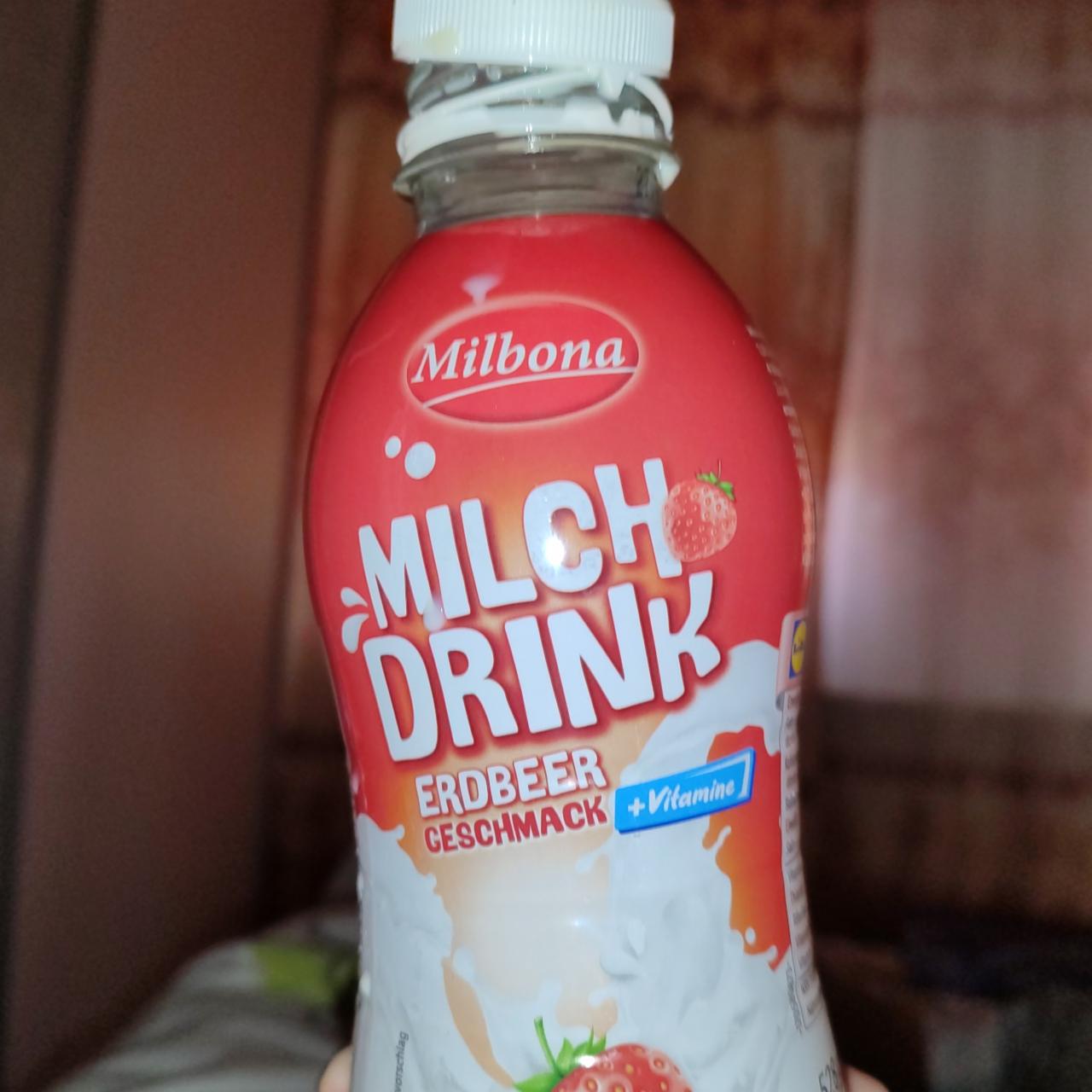 Фото - Milchdrink Erdbeere Kalorien Vitamine Milbona