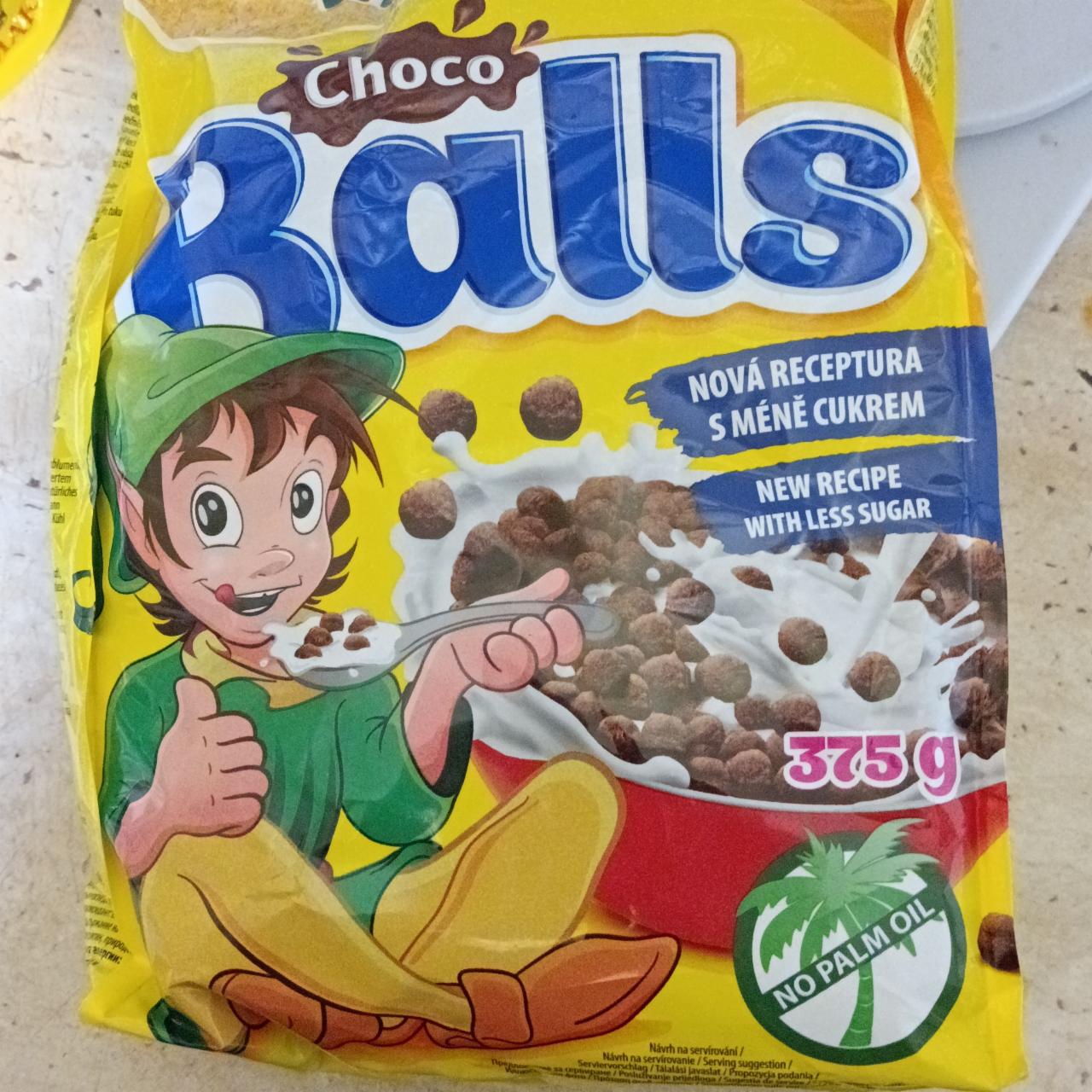 Фото - Завтрак сухой зерновые шарики с какао choco balls Bona Vita