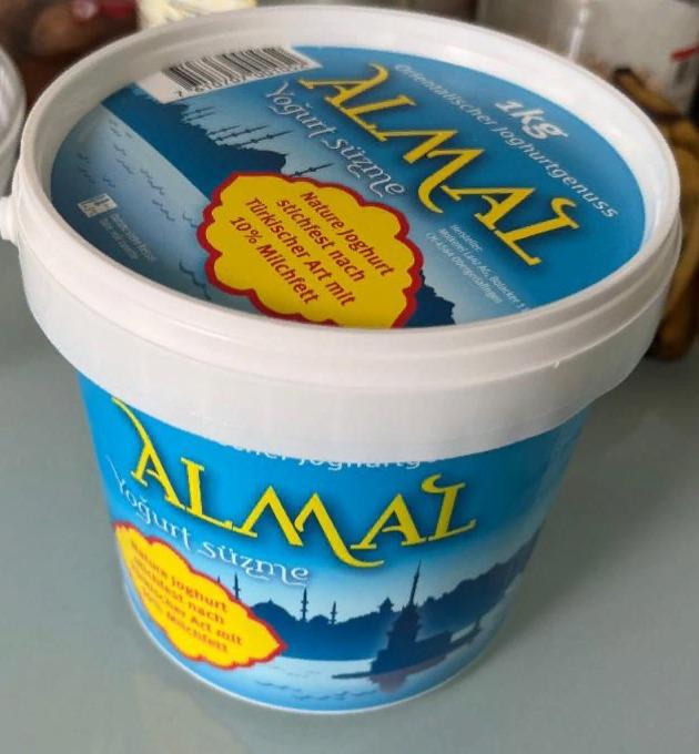 Фото - Йогурт 10 Süzme Yogurt Nature Almal