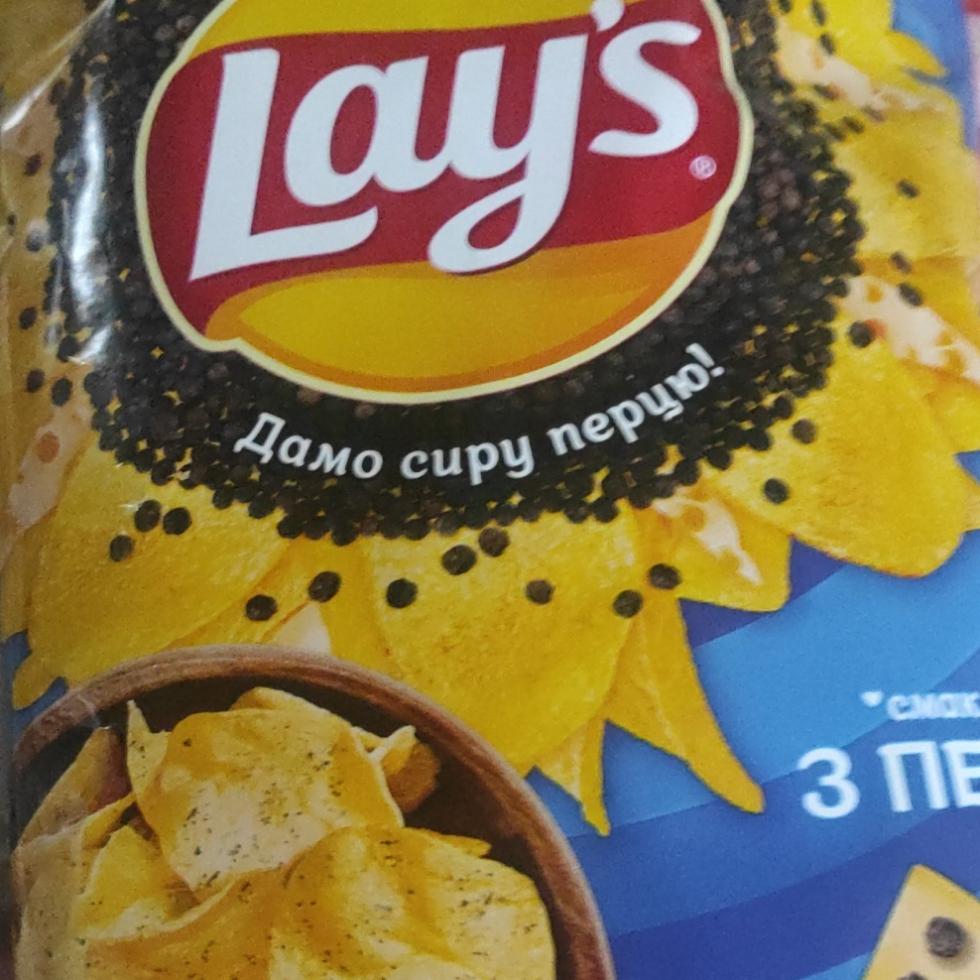 Фото - Чипсы картофельные Сыр с перцем Lay's