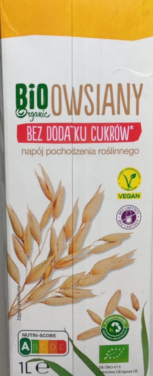 Фото - Napój pochodzenia roślinnego owsiany bez dodatku cukrów Bio organic