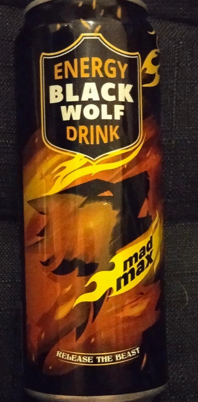 Фото - Энергетический напиток Energy drink mad max Black Wolf