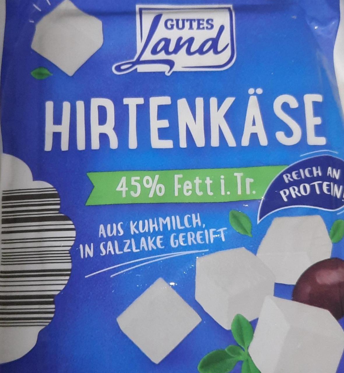 Фото - Hirtenkäse 45% Gutes Land