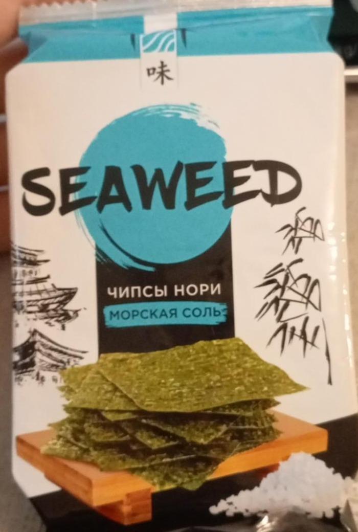 Фото - Чипсы нори из морских водорослей с морской солью Snack crispy Seaweed