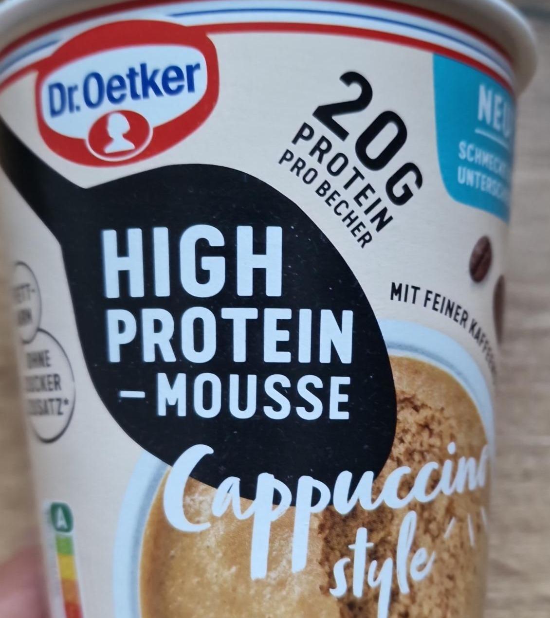 Фото - High Protein-Mousse Cappuccino style Dr.Oetker